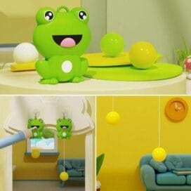 Indoor Hanging Table Tennis with Balls - Image 3