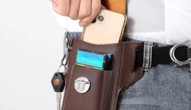 Men's PU Leather Phone Case with Belt Loop