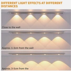 LED PIR Motion Sensor Cabinet  With USB Rechargeble - Image 4