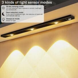 LED PIR Motion Sensor Cabinet  With USB Rechargeble - Image 3