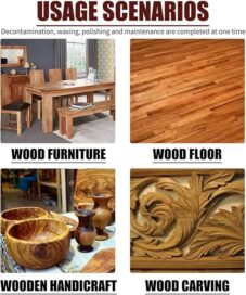 Wood Wax Oil 200gm Pack of 2 | Natural Wood Polish & Furniture Protection Oil | Waterproof Finish for Wooden Furniture, Doors & Tables - Image 4