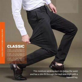 High Elasticity Men's Classic Pants (Pack of 3) - Image 6