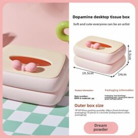 Creative Square Tissue Box Napkin Holder - Image 5