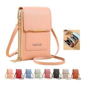 Anti-Theft Double Layer Leather Ladies Sling Bag - Image 6