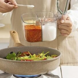 5 Section Transparent Spice Box - Image 5