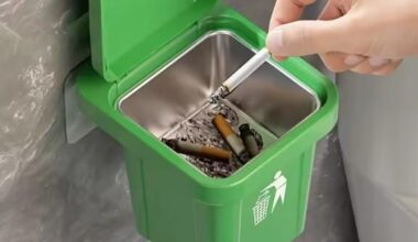 Stainless Steel Multipurpose Use Mini Dustbin & Ashtray