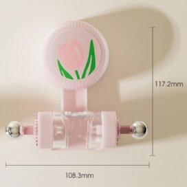 Adjustable Suction Cup Bracket Bathroom Wall Mount Cute Handheld Shower Head Holder For Children Bathroom Accessories - Image 3