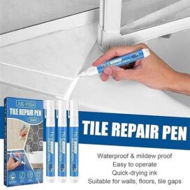 Tile Repair Pen (Pack of 2) Grout Pen for Bathroom, Kitchen, Floor & Wall Tiles - Image 2