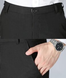 High Elasticity Men's Classic Pants (Pack of 3) - Image 8
