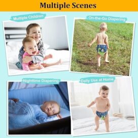 Leakage Proof Reusable Cloth Diaper for Baby (Pack of 2) - Image 4
