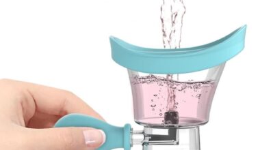Portable Eye Cups for Eye Wash with Air Valve