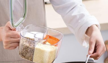 5 Section Transparent Spice Box