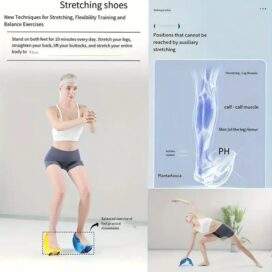 Foot Rocker Workout Calf Stretcher for Flexibility Balance ( Pair of 1 Left & Right Foot ) - Image 2