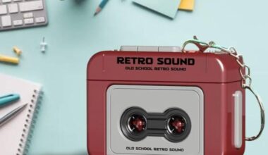 Retro Sound Mini Keychain