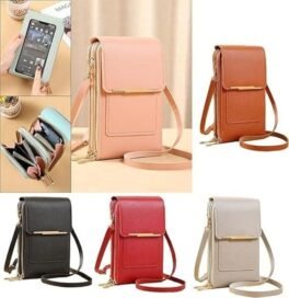 Anti-Theft Double Layer Leather Ladies Sling Bag - Image 2