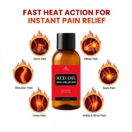 Instant Pain Relief Red Oil 60ml (Pack of 2) - Image 3