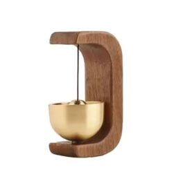 Wind Bell for Home – Dopamine Magnetic Inhalation Copper Bell (Walnut + Beech)
