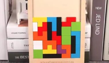 Wooden Intelligence Tetris Jigsaw Puzzle Set
