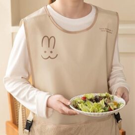 Waterproof and Stain-Resistant Uniform Wipeable Hands Kitchen Apron - Image 5