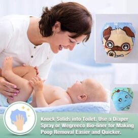 Leakage Proof Reusable Cloth Diaper for Baby (Pack of 2) - Image 5