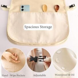 Waterproof and Stain-Resistant Uniform Wipeable Hands Kitchen Apron - Image 4