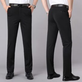 High Elasticity Men's Classic Pants (Pack of 3) - Image 7