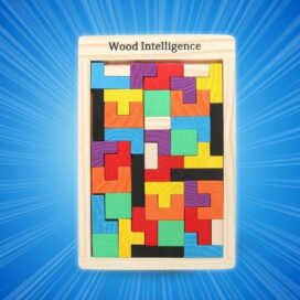 Wooden Intelligence Tetris Jigsaw Puzzle Set - Image 4