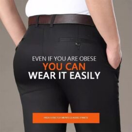 High Elasticity Men's Classic Pants (Pack of 3) - Image 5