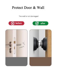 Magnetic Door Stoppers Stainless Steel Door Stops for Wall and Floor Mounting - Image 2