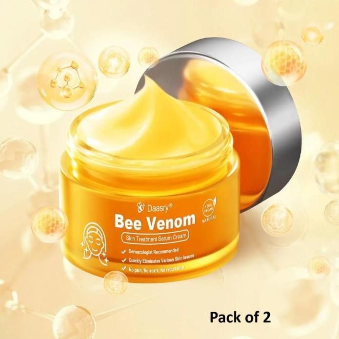 8428888031 Bee Venom Skin Cream 100ml Each (Pack of 2) - Image 1