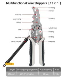 Electrician Pliers Crimping Tool - Image 3