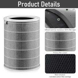 HEPA filter compatible with Mi Air Purifier activated carbon