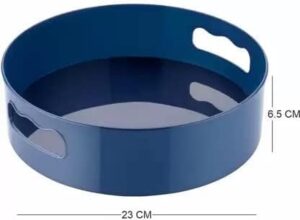 360° Rotating Organizer Tray/Kitchen Organizer/Multi- Function Rotating Tray/Cosmetics Organizer (Multicolor) - Image 5