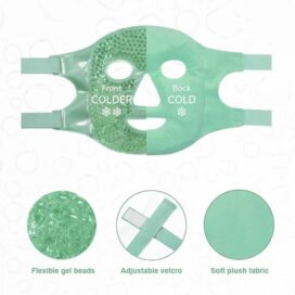 Cool Gel Full Face Mask Summer Ice Cooling Sleeping Mask - Image 4