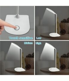 Charkee 3W Powerful Rechargeable Emergency Table Lamp / Student Reading Light Pack of 1 - Image 4