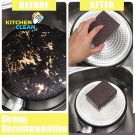 Kitchen Clean Multipurpose Sand Scrub Sponge Pad - Image 3