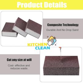 Kitchen Clean Multipurpose Sand Scrub Sponge Pad - Image 4