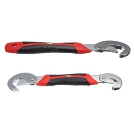 kitchen shop Stainless Steel Socket Adjustable Universal Multi Function Wrench Spanner Set Tools Snap and Grip Open End Snap N Grip Tool Spanner 9Mm to 32 Mm Works (Set of 2 Piece) (snap n griip) - Image 2