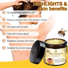 Bee Venom Skin Treatment Cream,Repair Maximum Strength for All Skin Types (2PCS) - Image 5