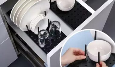 Drain Shelf Dish Drying Rack Kitchen Drawer Organizer Smart Kitchen Storage Solution | Fast Water Drainage | Space Saving Design