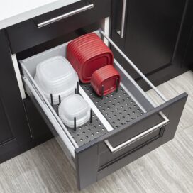 Drain Shelf Dish Drying Rack Kitchen Drawer Organizer - Image 3