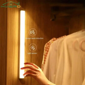 Night Lights Wireless LED Motion Sensor Lamp USB Rechargeable Magnetic For Wardrobe Room Closet Kitchen Aisle Tube Detector Bulb - Image 3