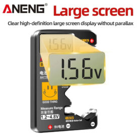 ANENG BT189 Button Cell Battery Tester 9V N D C AA AAA Universal Household LCD Display Battery Tester Power Bank Detectors Tools - Image 5