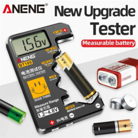 ANENG BT189 Button Cell Battery Tester 9V N D C AA AAA Universal Household LCD Display Battery Tester Power Bank Detectors Tools - Image 3