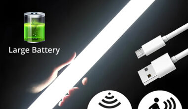 Night Lights Wireless LED Motion Sensor Lamp USB Rechargeable Magnetic For Wardrobe Room Closet Kitchen Aisle Tube Detector Bulb