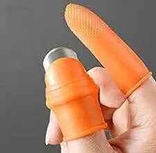 KPS Silicone Thumb Knife, Kitchen Garden Finger Cutter Tool for Quickly Cutting Vegetables Plant,  (Set of 1) - Image 3