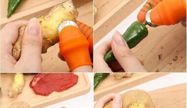 KPS Silicone Thumb Knife, Kitchen Garden Finger Cutter Tool for Quickly Cutting Vegetables Plant,  (Set of 1)